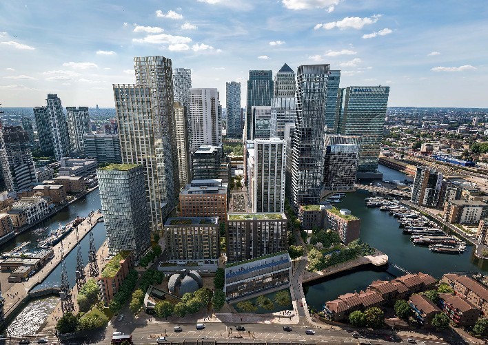 Stanta back in Wood Wharf for next phase. 