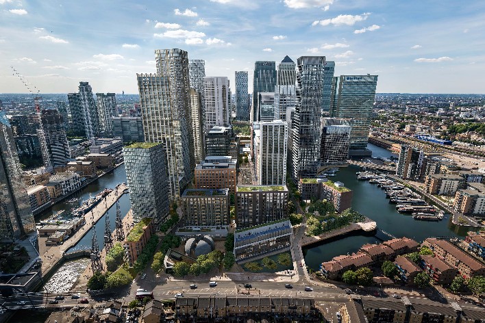 Stanta back in Wood Wharf for next phase. 